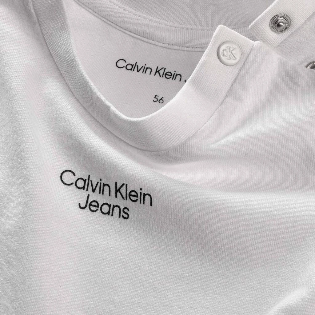 商品Calvin Klein|童款有机棉混纺平纹针织 T 恤,价格¥145,第2张图片详细描述