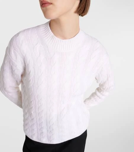 商品Vince|Cable-knit wool-blend sweater,价格¥4138,第4张图片详细描述