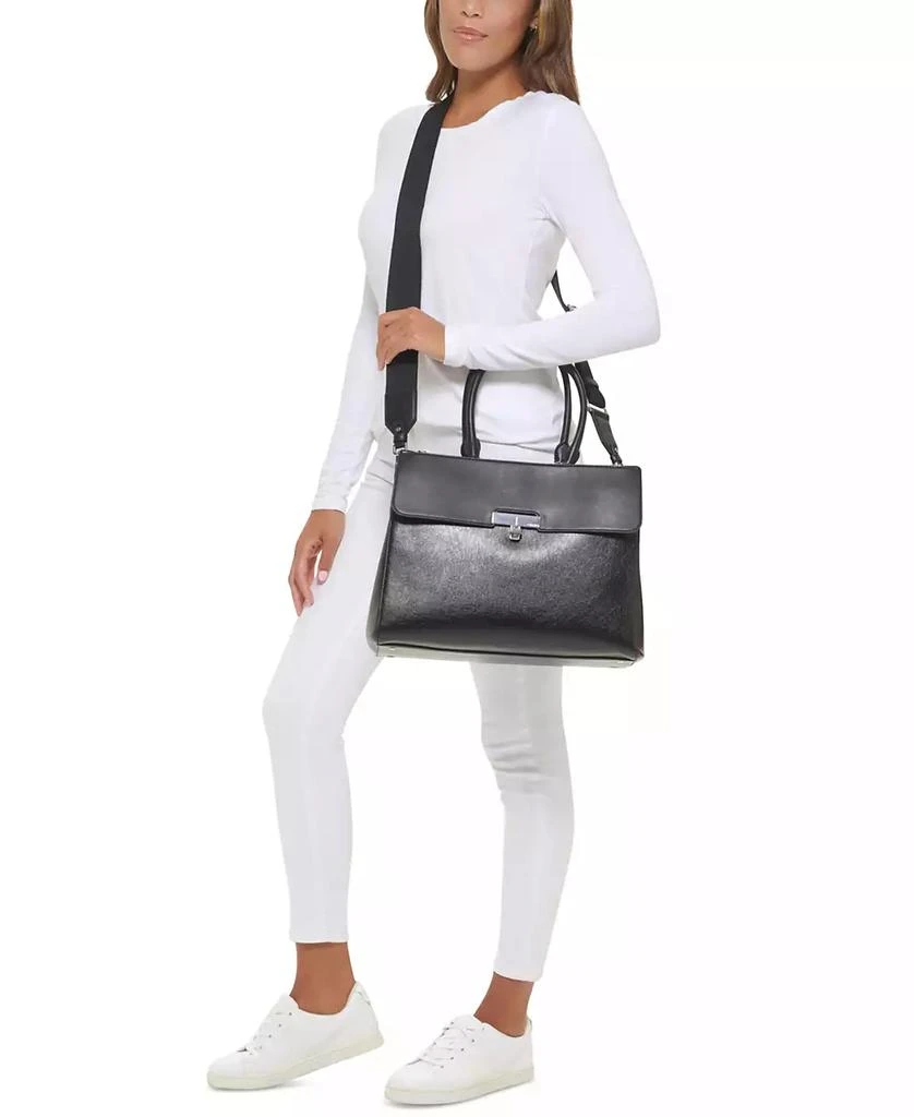 Becky Turnlock Triple Compartment Convertible Tote 商品