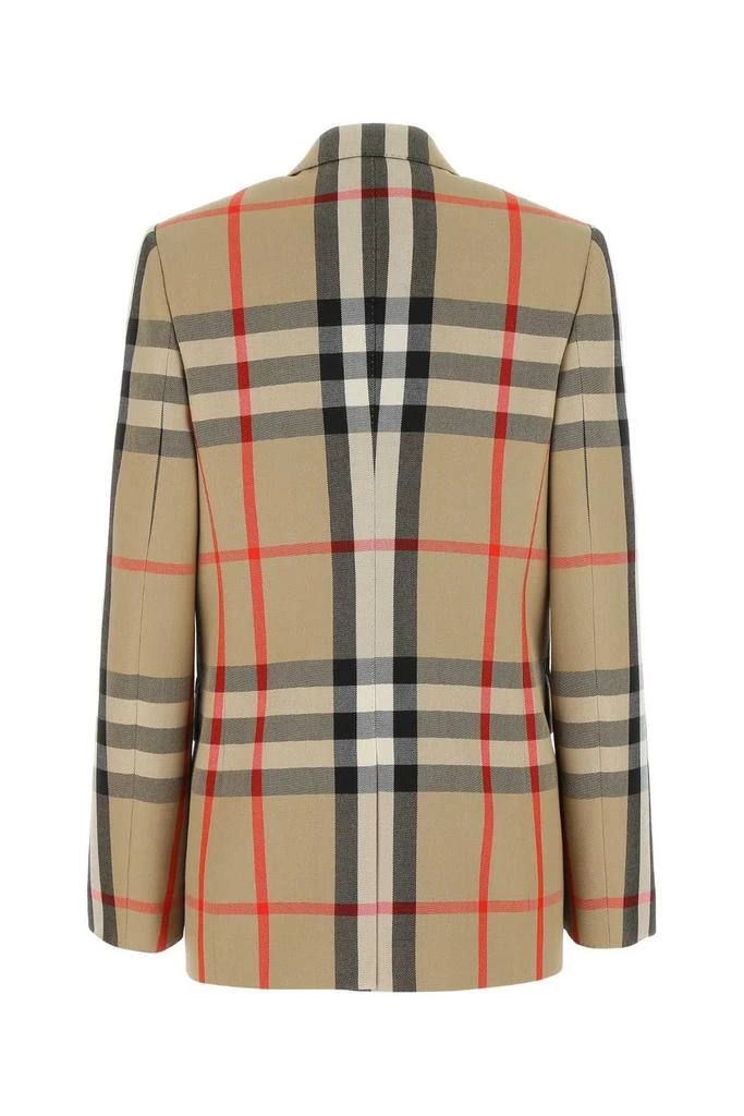 商品Burberry|Burberry Checked Single-Breasted Tailored Blazer,价格¥12174,第2张图片详细描述