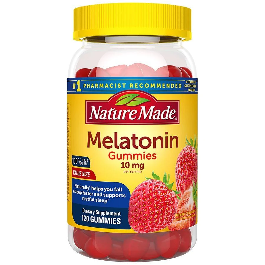 商品Nature Made|Melatonin 10 mg Gummies,价格¥201,第1张图片