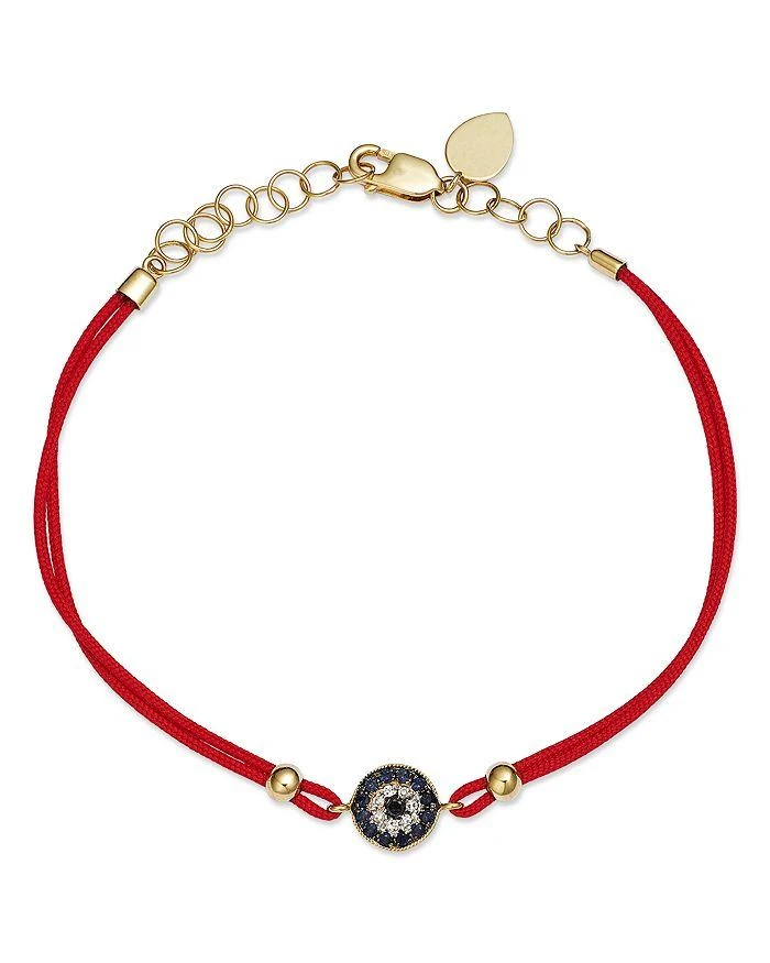 商品Meira T|Diamond, Blue Sapphire And 14K Yellow Gold Evil Eye Bracelet,价格¥3767,第5张图片详细描述