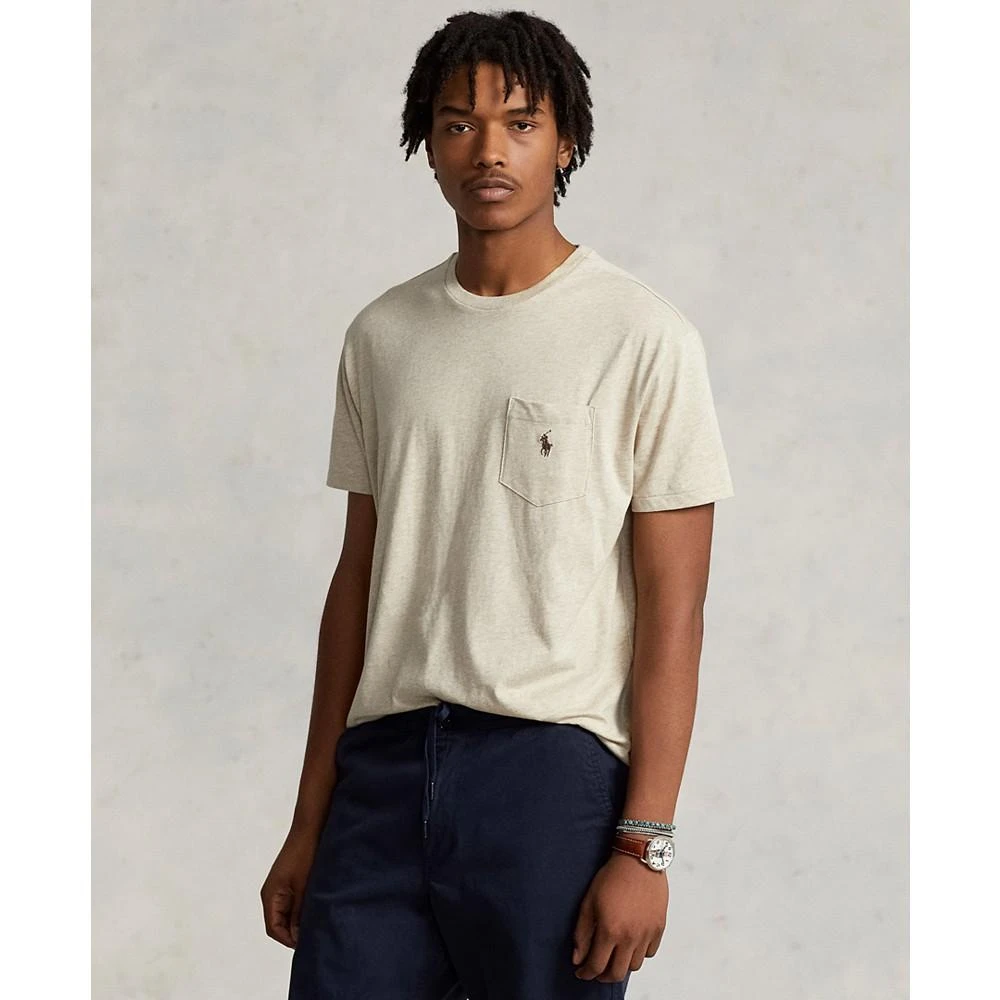 商品Ralph Lauren|男士棉质平纹针织 T 恤 多款配色,价格¥415,第1张图片