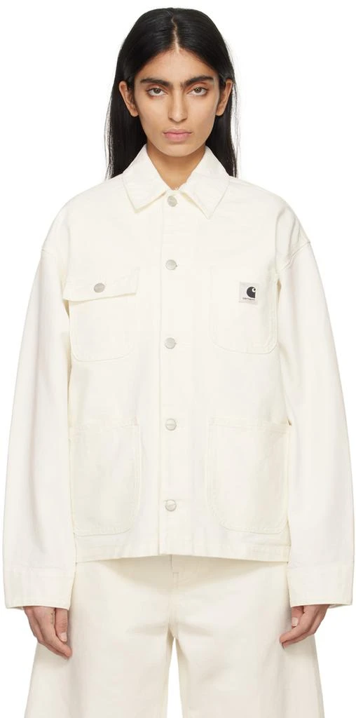 商品Carhartt WIP|White Michigan Jacket,价格¥1245,第1张图片