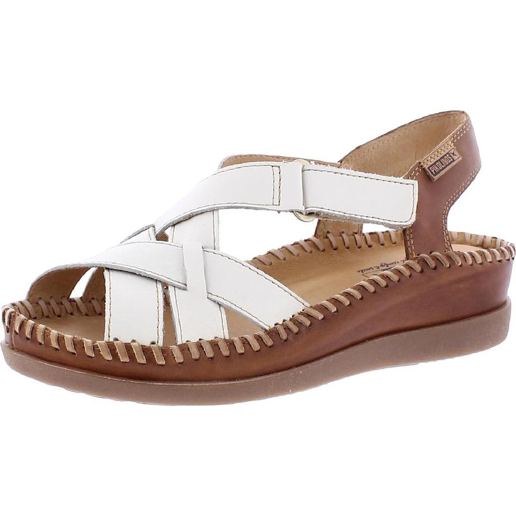 商品Pikolinos|Pikolinos Womens Cadaques Woven Leather Wedge Sandals,价格¥224,第1张图片