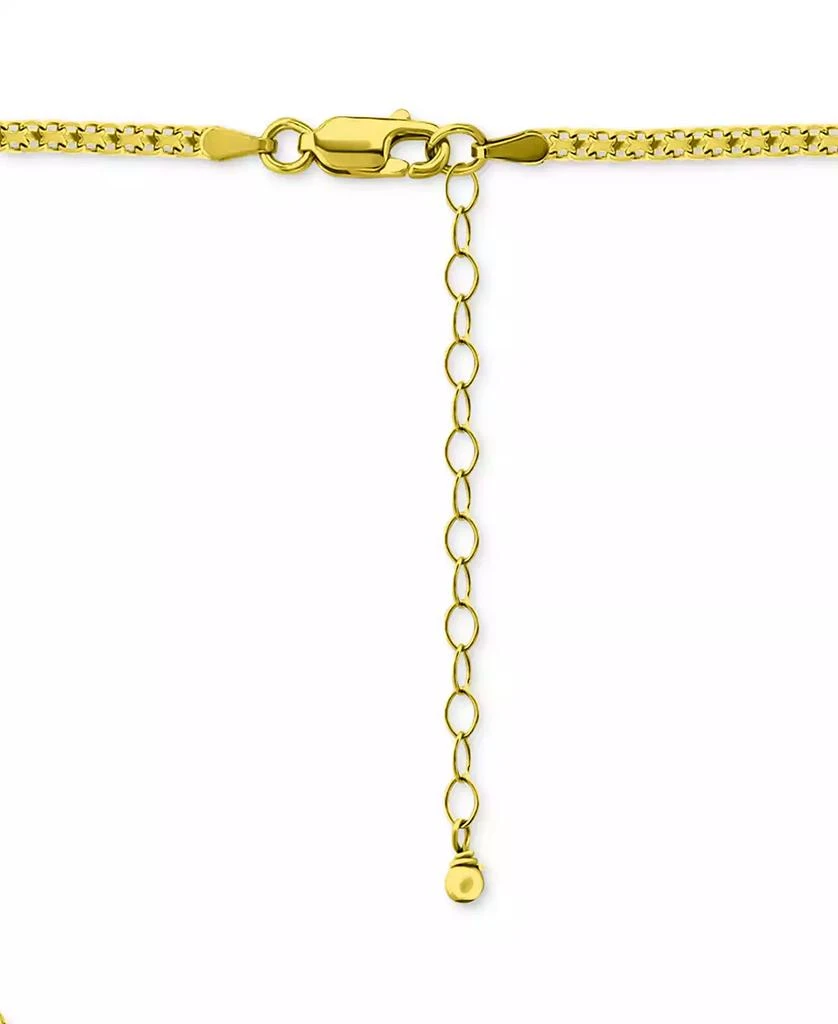 商品Macy's|Lab-Grown Green Quartz Lariat Necklace (2-3/4 ct. t.w.) in 18k Gold-Plated Sterling Silver, 16" + 2" extender,价格¥672,第4张图片详细描述