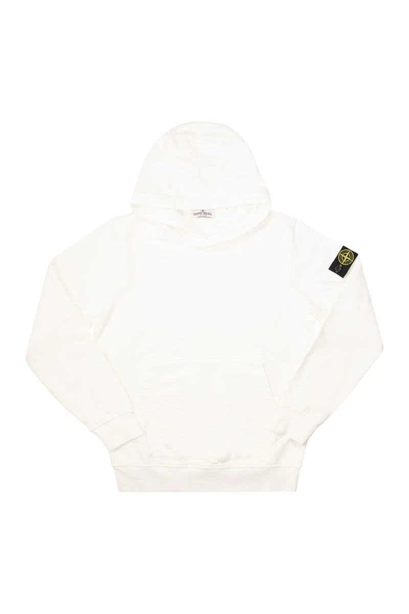 商品【商品预售7天】 Stone Island|Stone Island 男童针织毛衣 781661640V0001 白色,价格¥807,第1张图片