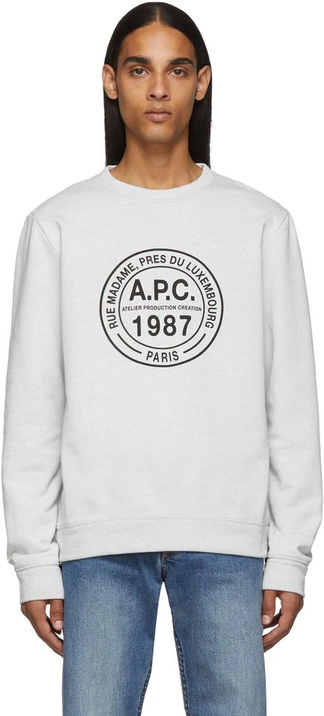 商品A.P.C.|Grey Elvis Sweatshirt,价格¥751,第1张图片