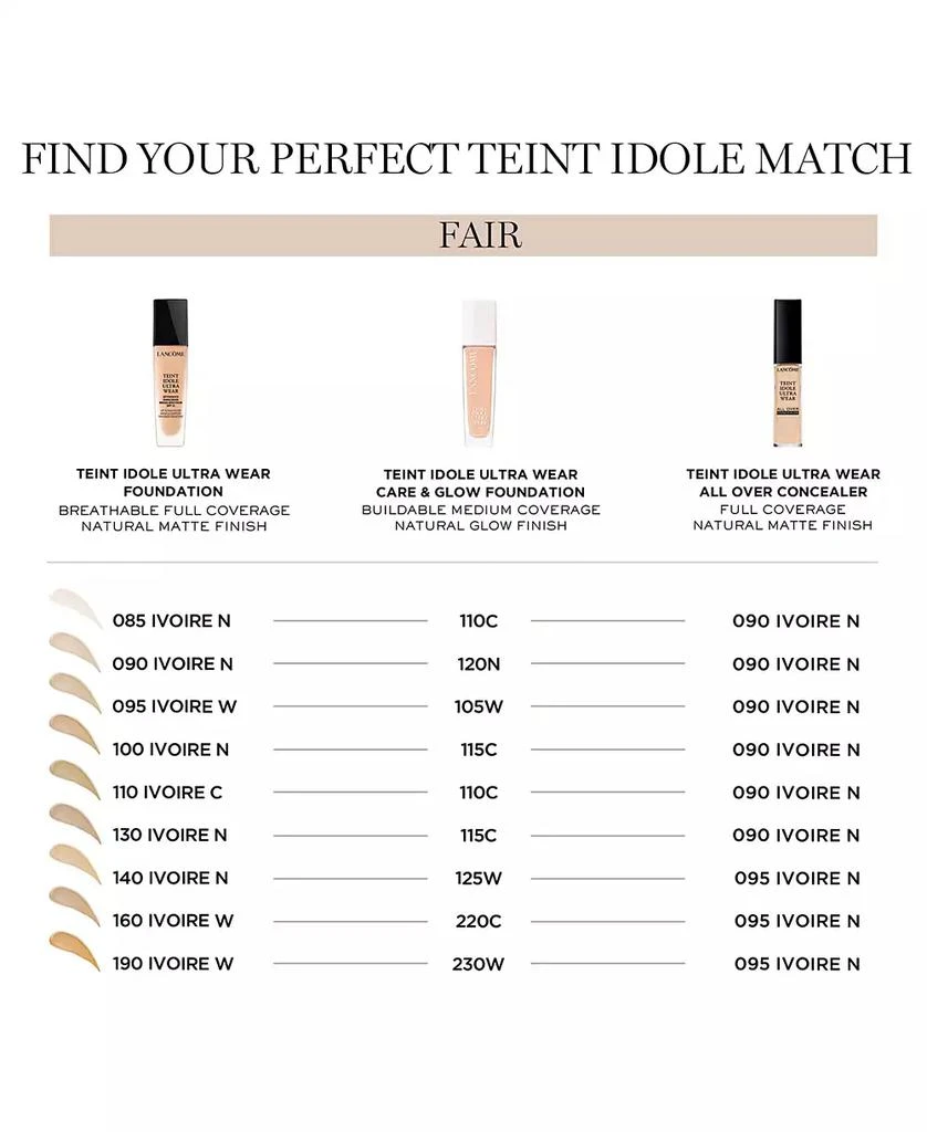 Teint Idole Ultra Wear Care & Glow Serum Foundation 商品