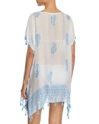 商品Surf Gypsy|Paisley Border Print Tunic Swim Cover-Up,价格¥371,第3张图片详细描述