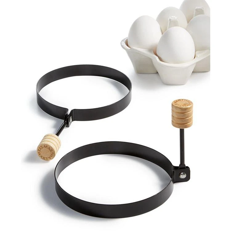 商品Martha Stewart Collection|2-Pc. Non-Stick Egg Ring Set, Created for Macy's,价格¥89,第1张图片