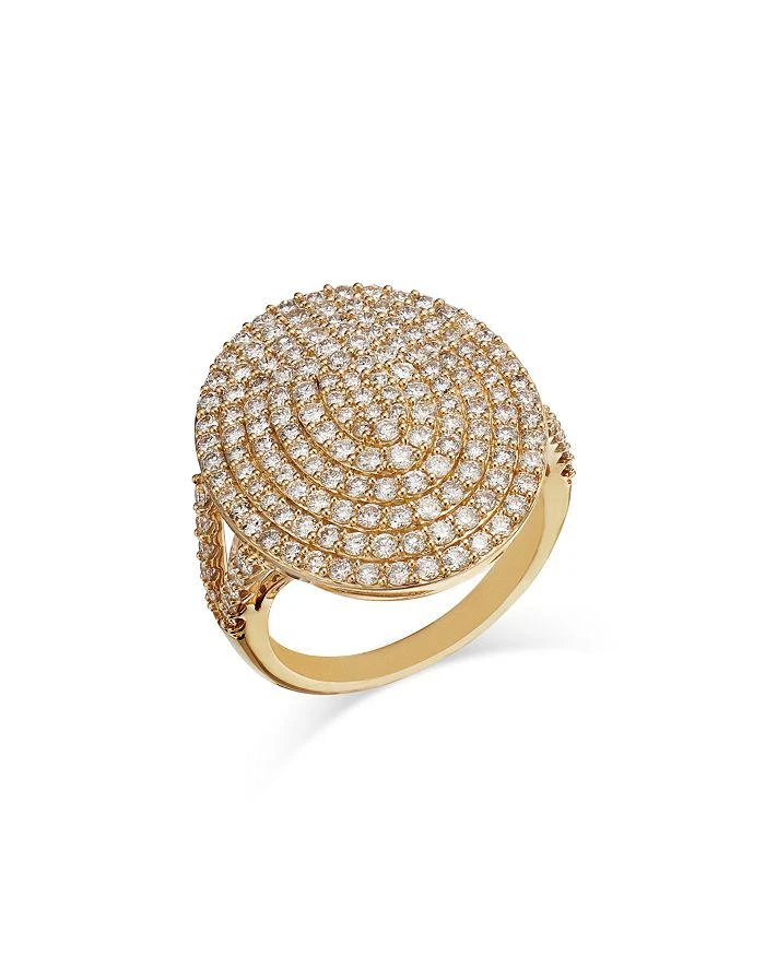 商品Bloomingdale's|Diamond Statement Ring in 14K Yellow Gold, 2.0 ct. t.w.,价格¥23425,第1张图片详细描述