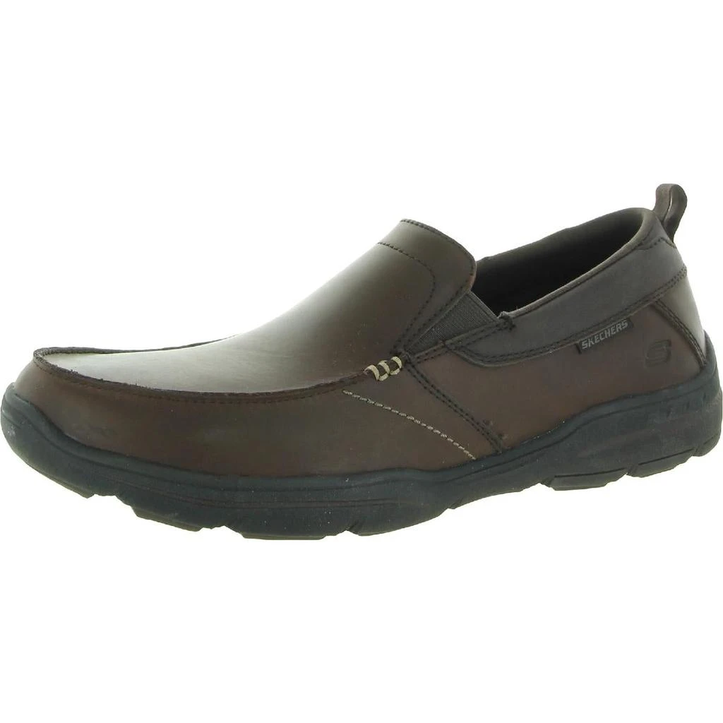 商品SKECHERS|Skechers Mens Leather Memory Foam Slip-On Shoes,价格¥245,第1张图片