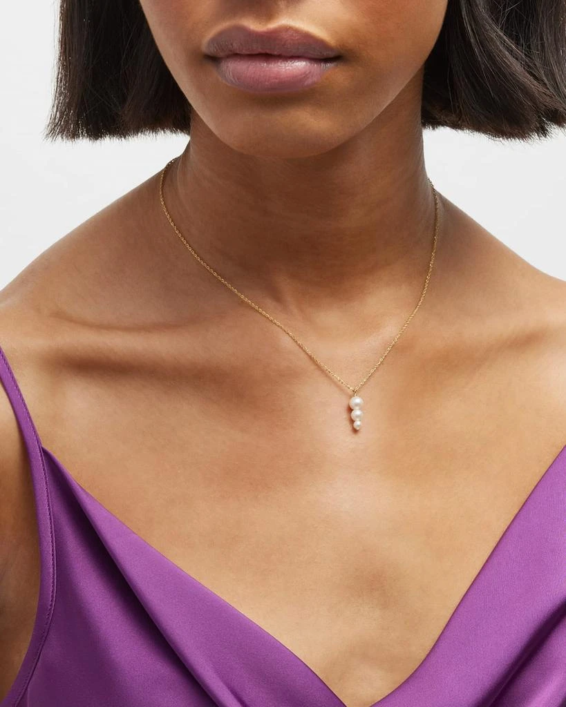 商品POPPY FINCH|Pearl Trio Pendant Necklace,价格¥2300,第2张图片详细描述