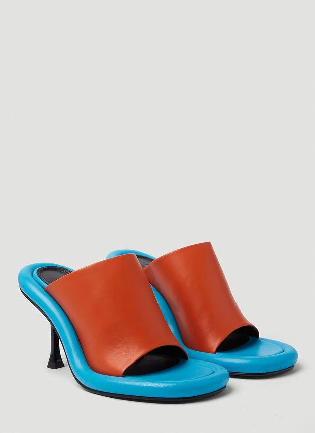 商品JW Anderson|Bumper High Heel Mules in Orange,价格¥3392,第2张图片详细描述