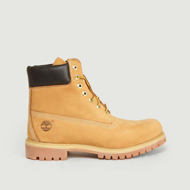 商品Timberland|Six Inch Premium Nubuck Boots Yellow Timberland,价格¥1542,第6张图片详细描述