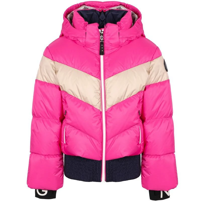 商品Bogner|Kids ski daunenjacke kira in pink and beige,价格¥4469,第2张图片详细描述