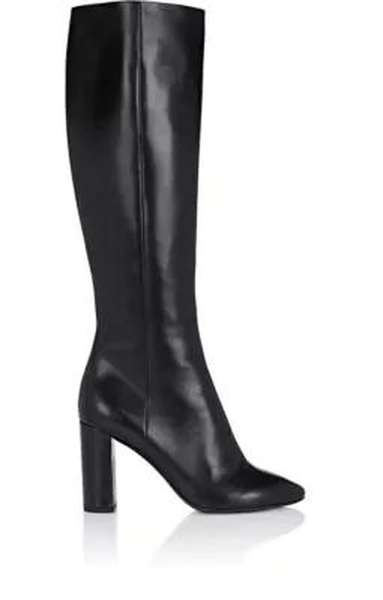 商品Yves Saint Laurent|LouLou Leather Knee Boots,价格¥6241,第1张图片