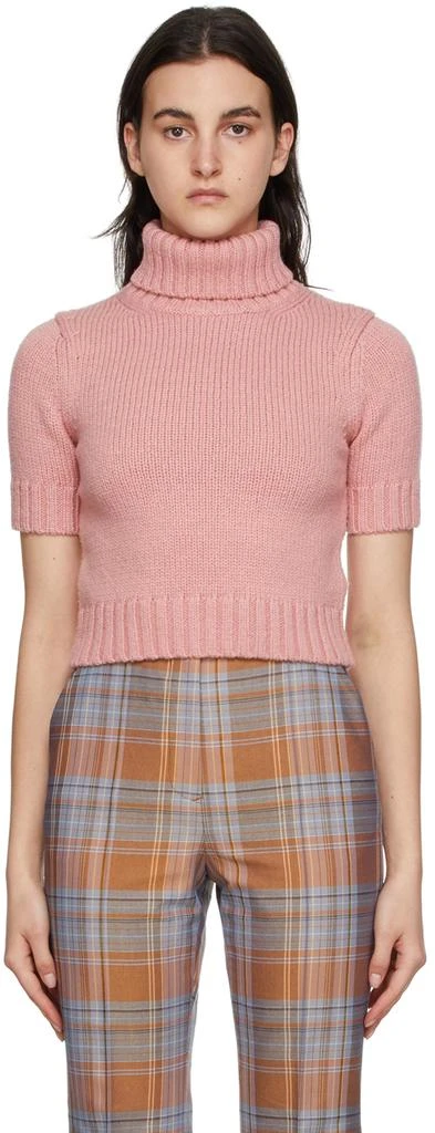 商品Acne Studios|Pink Kelaine Turtleneck,价格¥992,第1张图片