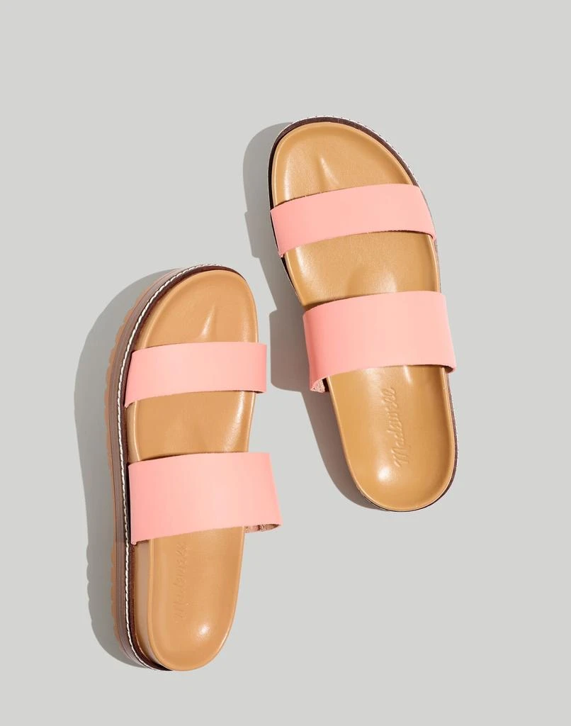 商品Madewell|The Charley Double-Strap Slide Sandal,价格¥674,第1张图片