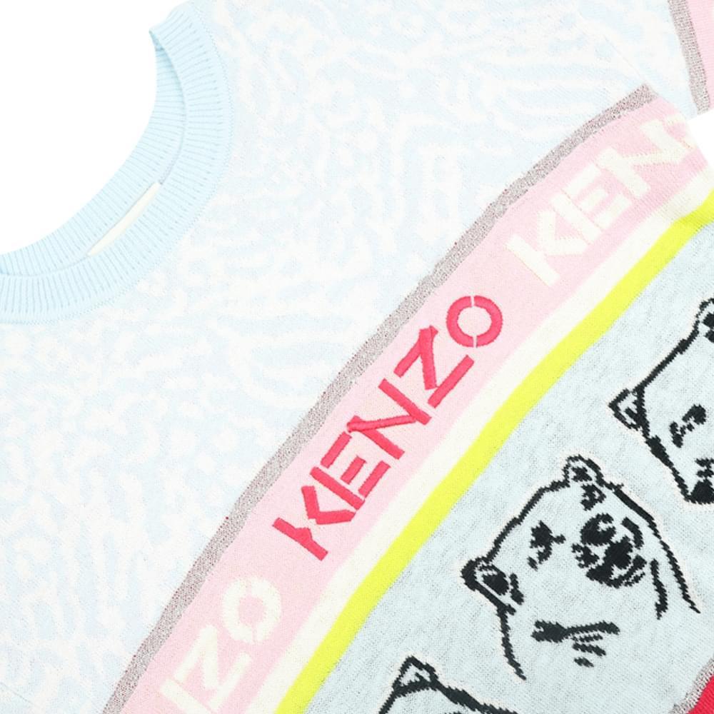 商品Kenzo|Pale Blue Polar Bear Motif Jumper,价格¥464-¥517,第4张图片详细描述