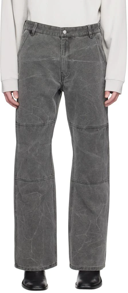 商品Acne Studios|灰色涂料染色长裤,价格¥2629,第1张图片