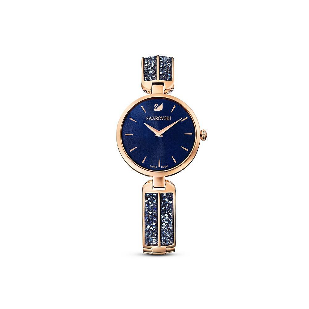商品Swarovski|Dream Rock Blue Metal Bracelet Watch, 28.44 mm,价格¥2590,第1张图片