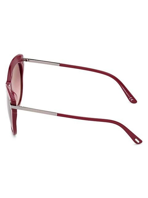 商品Tom Ford|Kira 56MM Cat Eye Sunglasses,价格¥3473,第3张图片详细描述