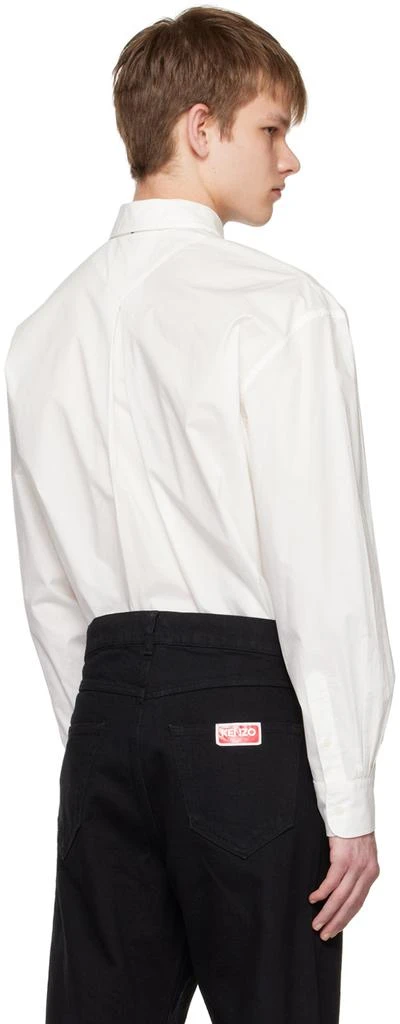 商品Kenzo|White Kenzo Paris Detachable Tie Shirt,价格¥1932,第3张图片详细描述