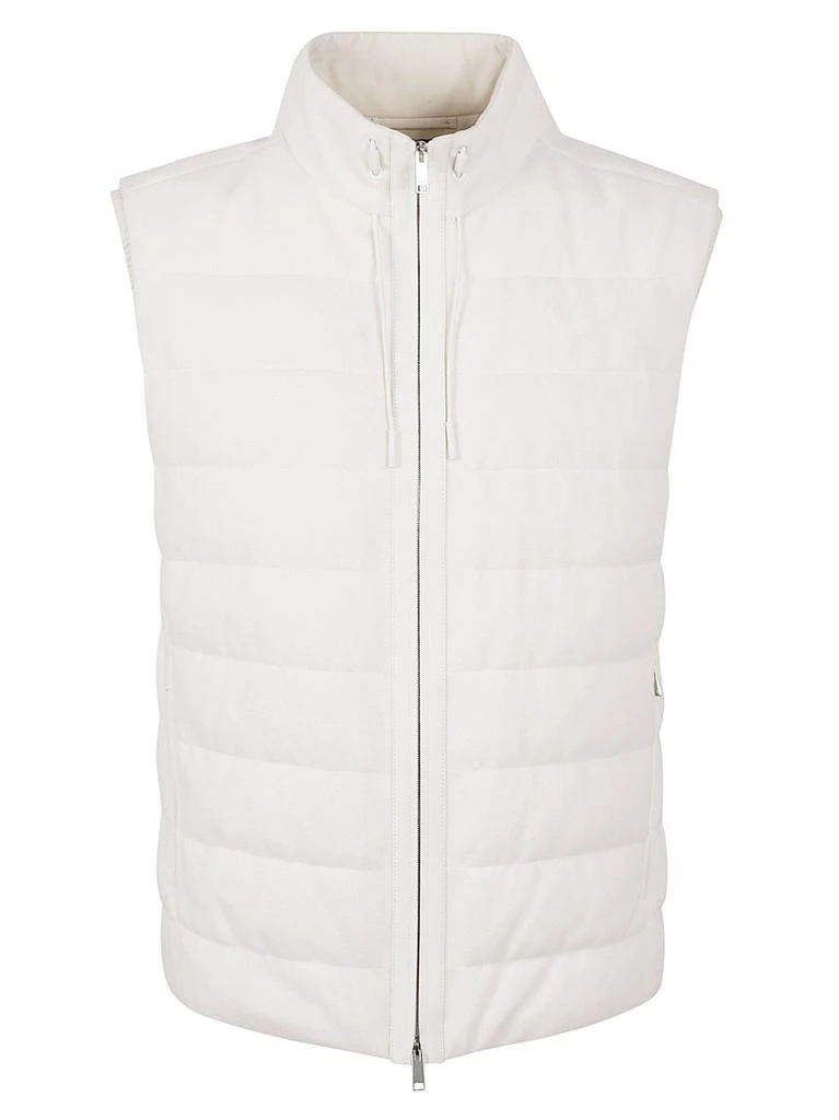 商品Zegna|Ermenegildo Zegna Padded Zipped Drawstring Gilet,价格¥15391,第1张图片