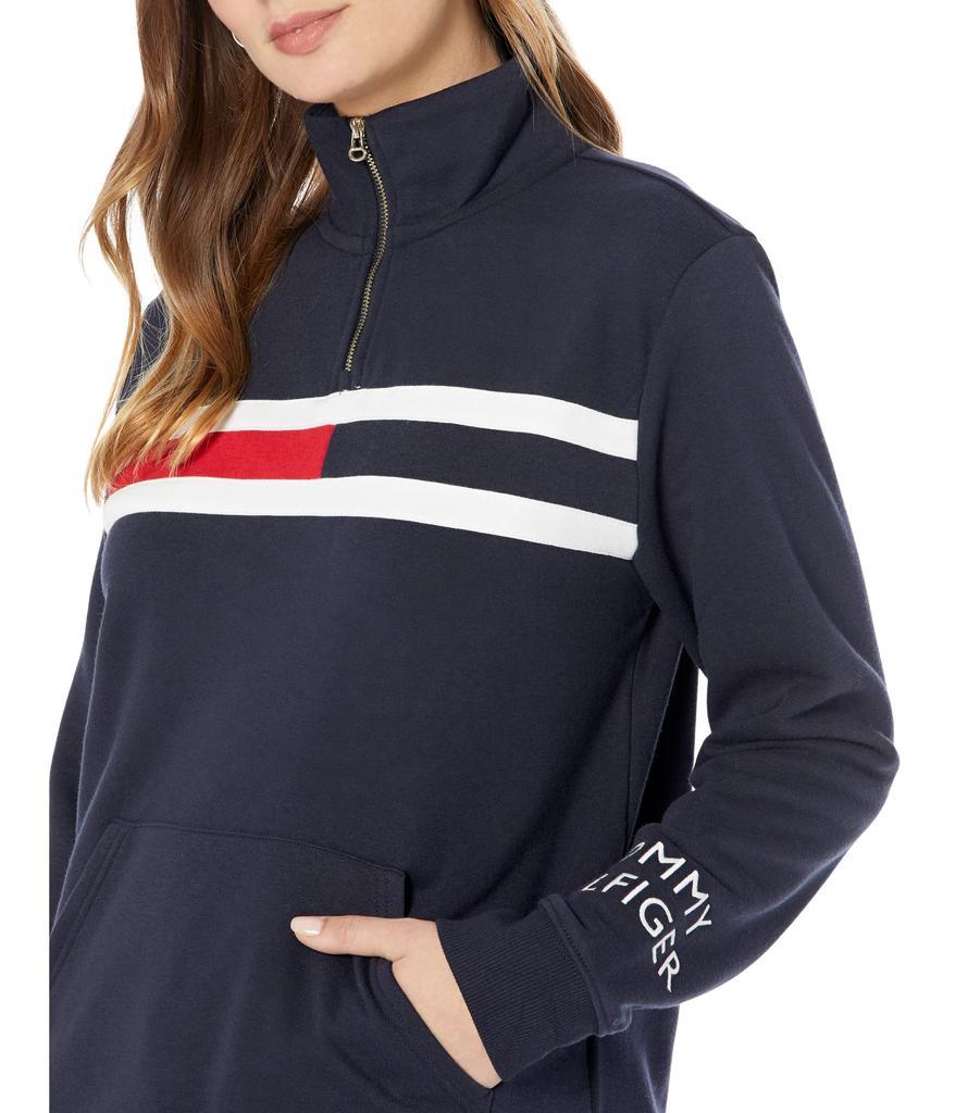 商品Tommy Hilfiger|1/4 Zip Mock Neck Pullover,价格¥260,第5张图片详细描述