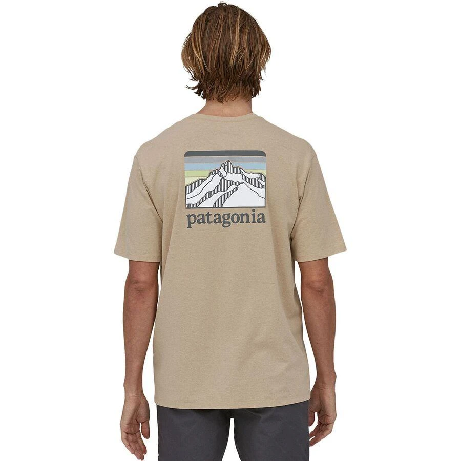 商品Patagonia|Line Logo Ridge Pocket Responsibili-T-Shirt - Men's,价格¥222,第1张图片