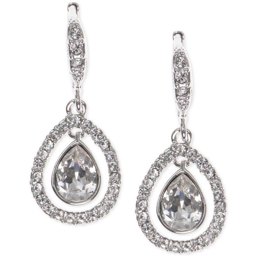 纪梵希水晶耳环Givenchy Crystal Orbital Pavé Drop Earrings商品第1张图片规格展示