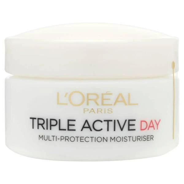 商品L'Oreal Paris|L'Oréal Paris Dermo Expertise Triple Active Day Multi-Protection Moisturiser - Dry / Sensitive Skin (50ml),价格¥73,第3张图片详细描述