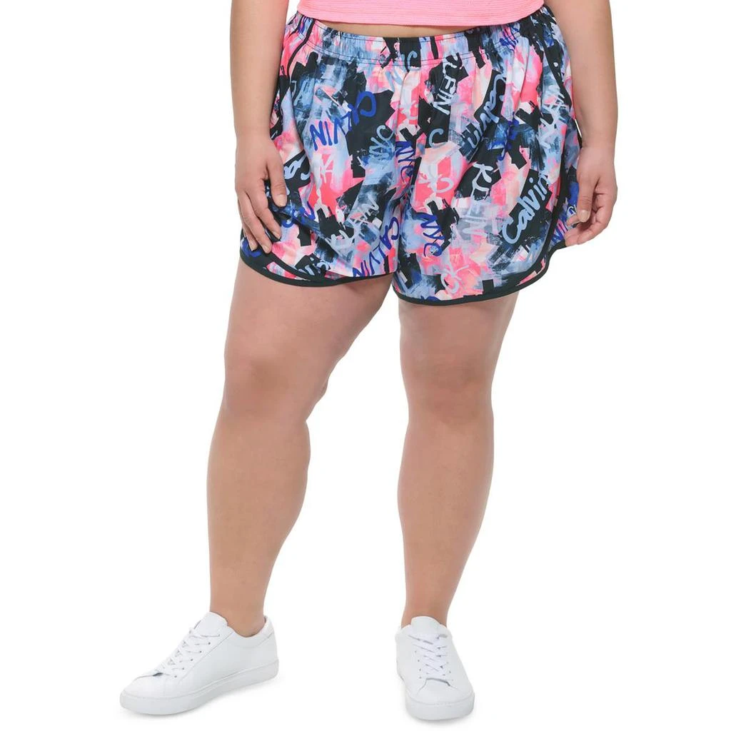 商品Calvin Klein|Calvin Klein Performance Womens Plus Fitness Workout Shorts,价格¥101,第2张图片详细描述