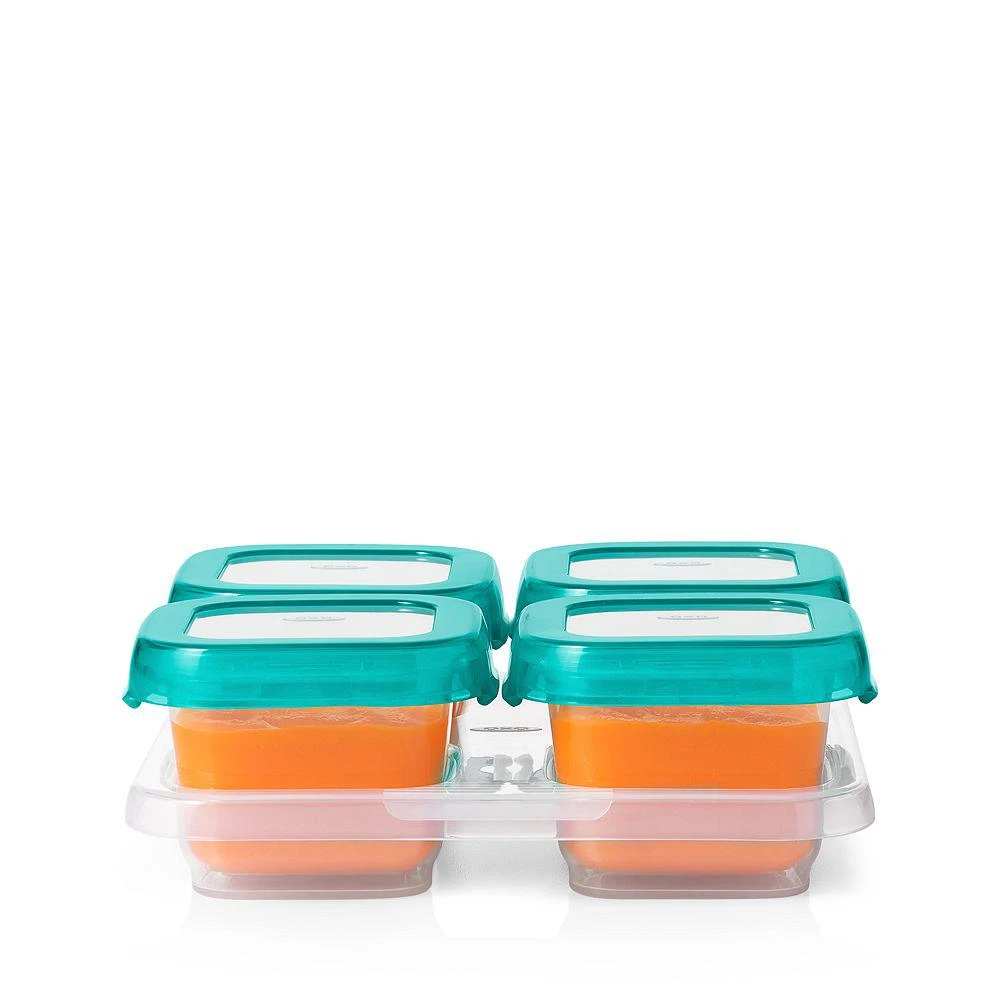Tot 4-Piece Baby Blocks Freezer Storage Containers 商品