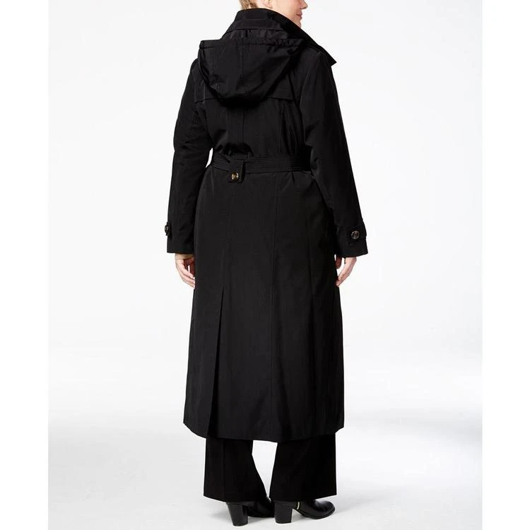 商品London Fog|Plus Size Belted Maxi Raincoat,价格¥1235,第3张图片详细描述