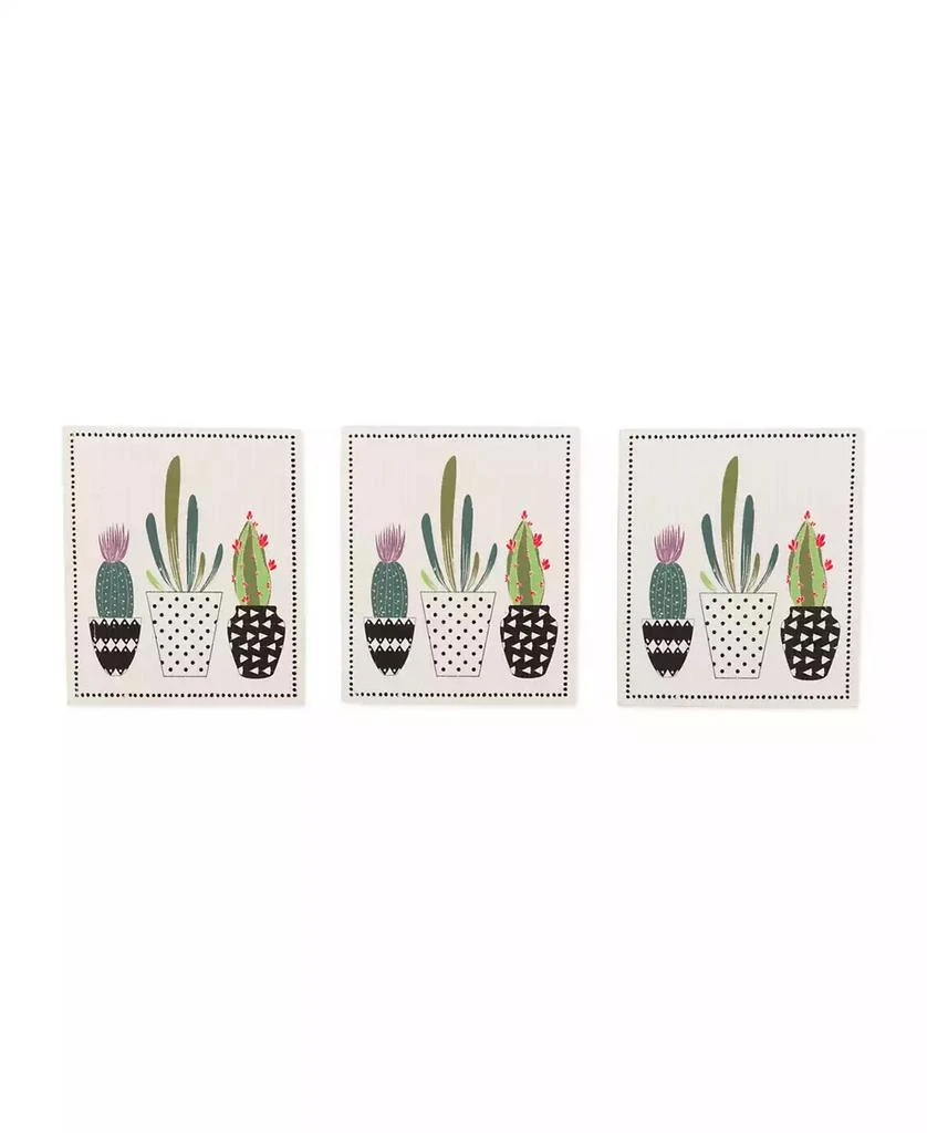 Succulents Swedish Dishcloths Set of 3 商品