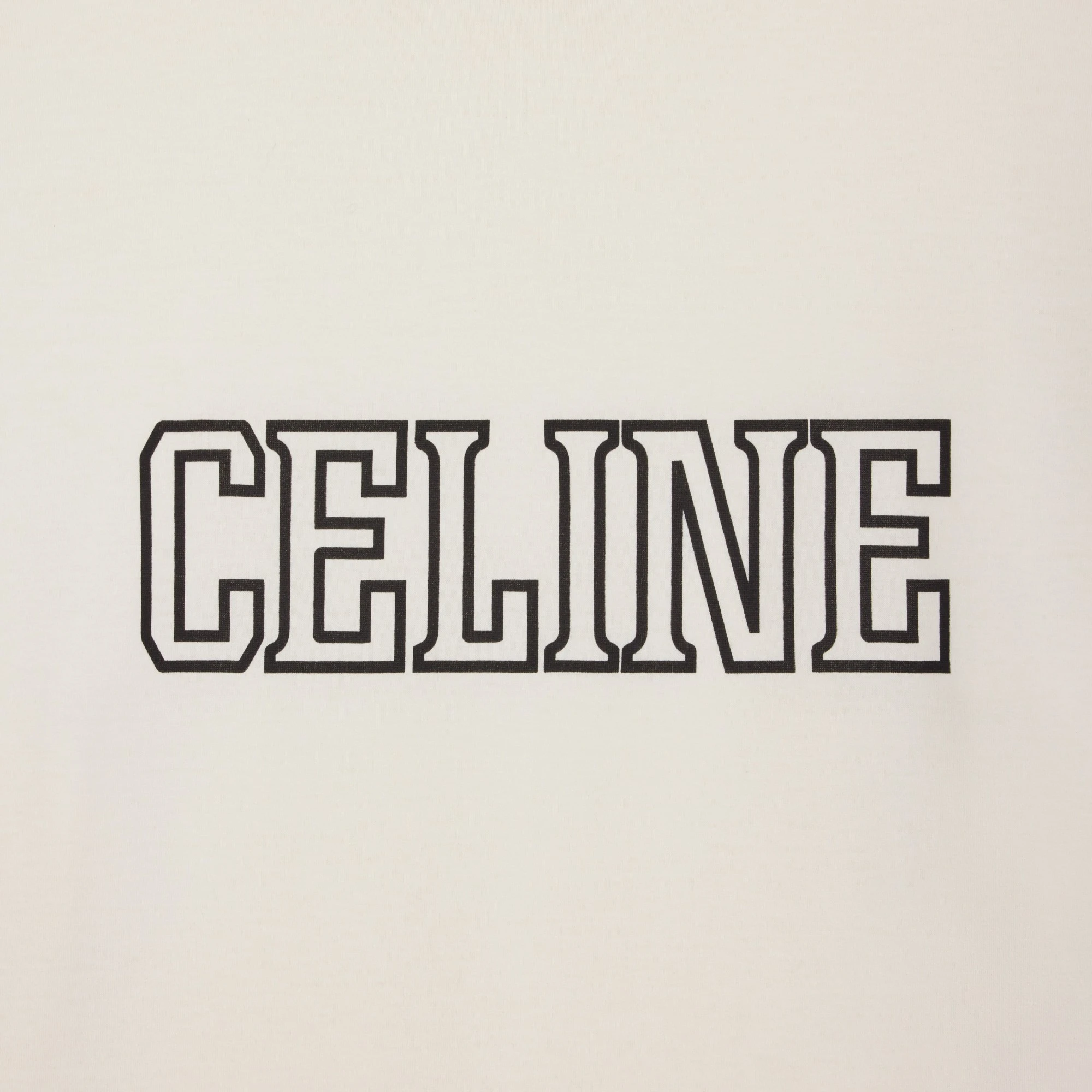 商品【商品预售7天】 Celine|Celine 男士T恤 RX077671QFZT4 白色,价格¥3689,第5张图片详细描述
