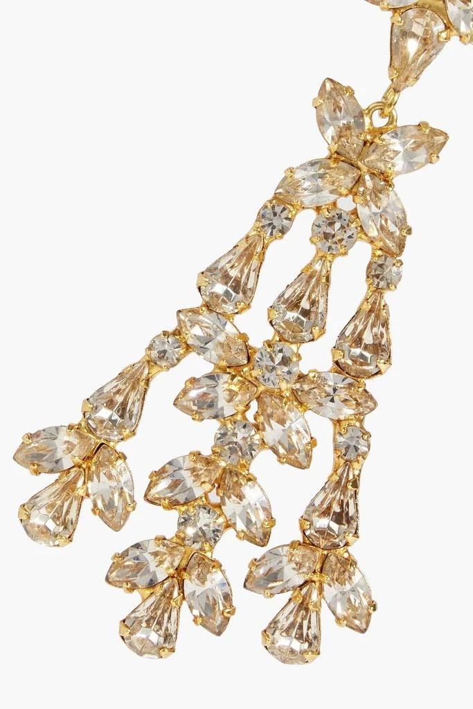 商品Jennifer Behr|Parthenia gold-tone crystal earrings,价格¥2235,第5张图片详细描述