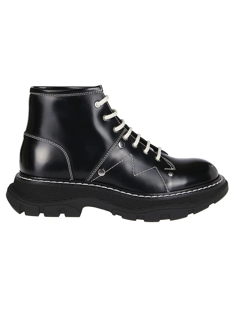 商品Alexander McQueen|Alexander McQueen Tread Lace-Up Boots,价格¥3824,第1张图片