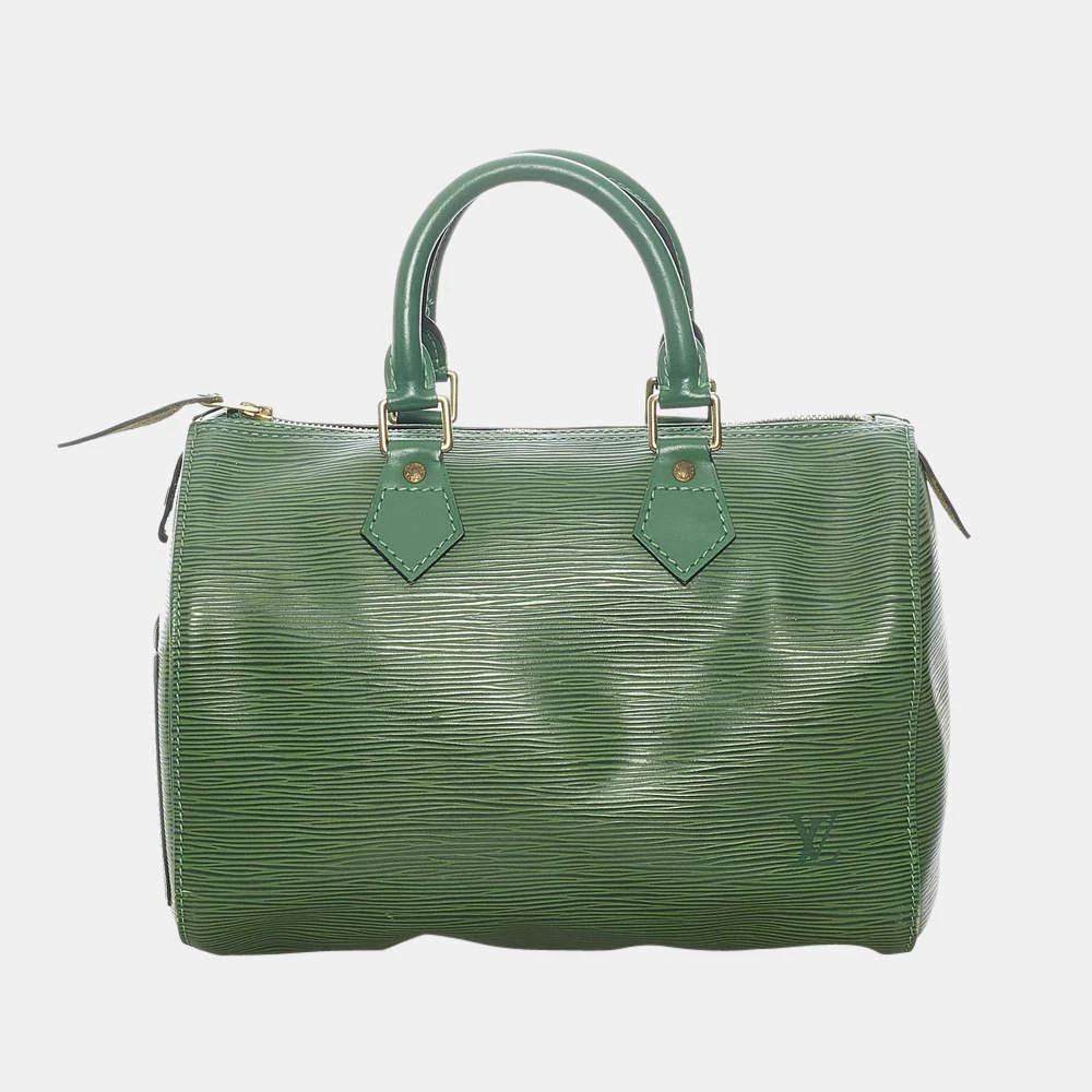 商品[二手商品] Louis Vuitton|Louis Vuitton Green Epi Speedy 25,价格¥5204,第3张图片详细描述