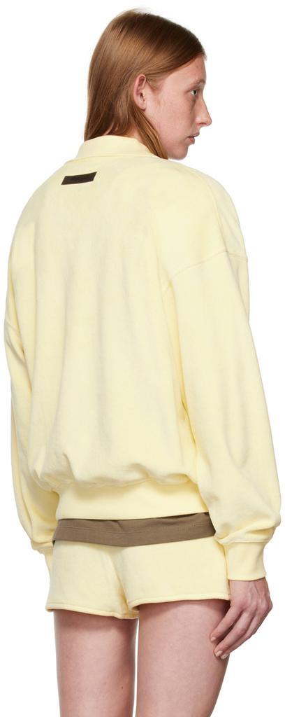 商品Essentials|Yellow Long Sleeve Polo,价格¥515,第5张图片详细描述