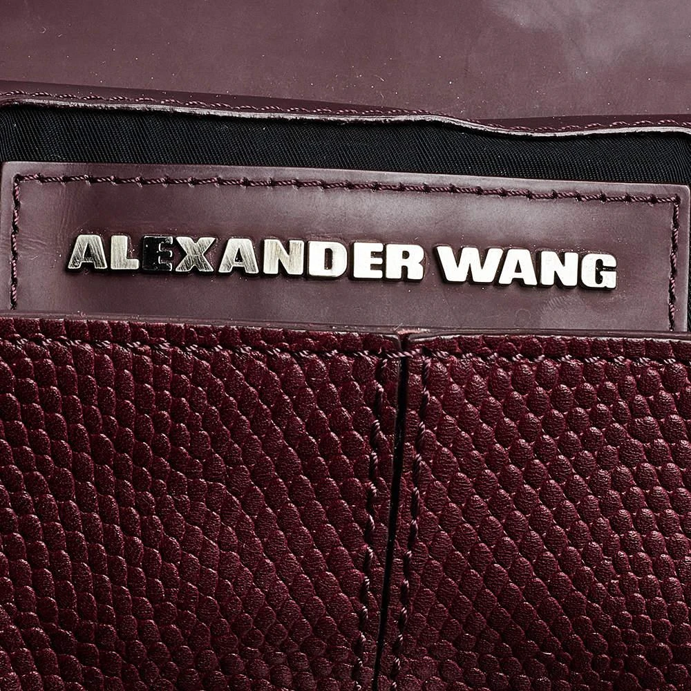 Alexander Wang Burgundy Textured Leather Shoulder Bag 商品