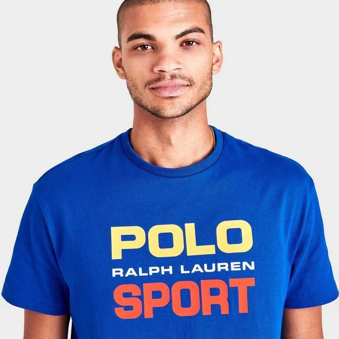 Men's Polo Ralph Lauren Polo Sport Jersey Logo Print Short-Sleeve T-Shirt 商品