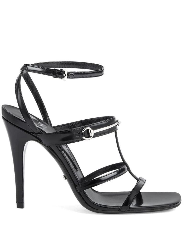商品Gucci|GUCCI - Horsebit Slim Heel Sandals,价格¥7346,第1张图片