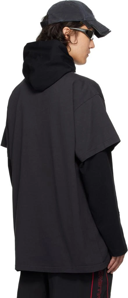 商品Balenciaga|Black Under Armour Edition Oversized T-shirt,价格¥3333,第3张图片详细描述