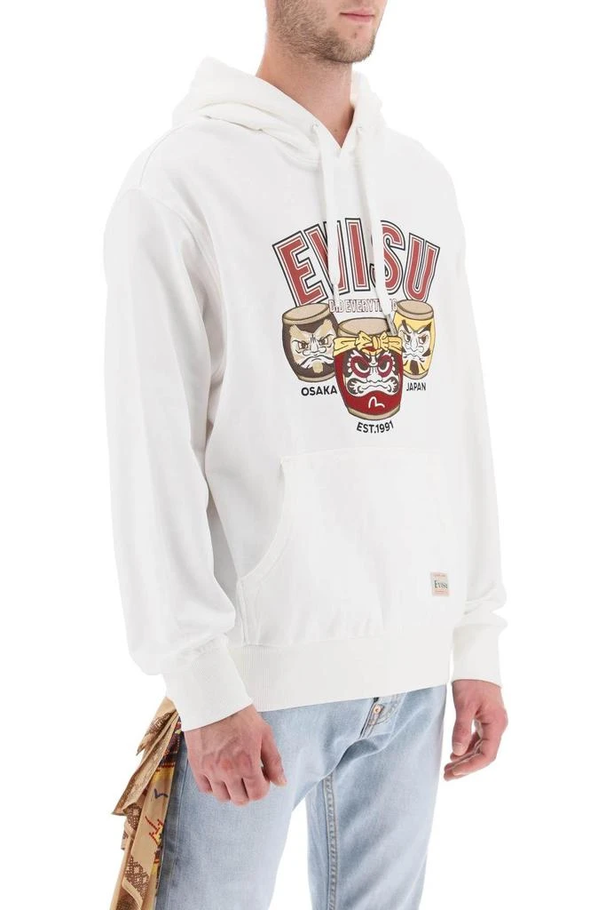 商品Evisu|HOODIE WITH EMBROIDERY AND PRINT,价格¥757,第3张图片详细描述