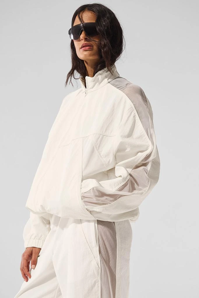 商品Alo|Origin Full-Zip Track Jacket - Ivory,价格¥1517,第1张图片