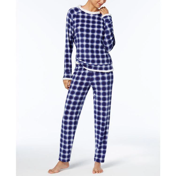 商品Ande|Fleece-Trimmed Pajama Set,价格¥216,第1张图片